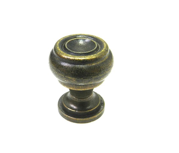 Puxador Pz 84 Botao 25mm Ouro Velho (peça) 