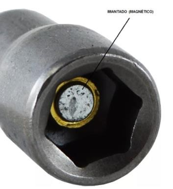 Soquete Canhao Magnetico 13x65mm (peça) 