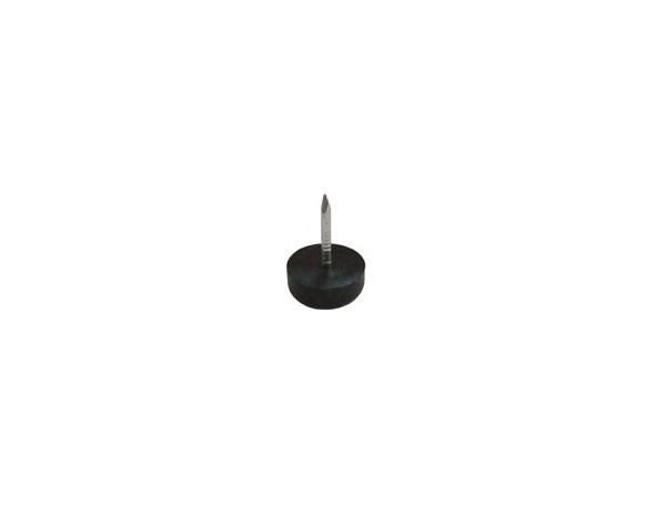 Sapata Deslizante Prego 14mm Preto (peça) 