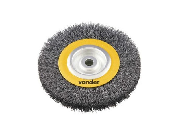Escova Circ (e) 6x3/4x1/2" Ac P/esmeril (peça) 