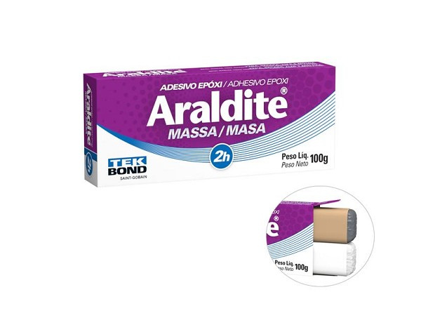 Adesivo Araldite Massa 100g Tek (peça) 