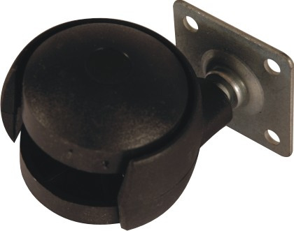 Rodizio Sq40 Hc 38x38 C/ch 04 Furos Preto (peça) 