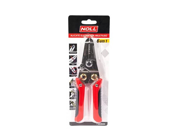 Alicate Eletricista Multiuso 6 Em 1 Noll (peça) 