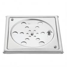 Grelha Quad P/cx Sif/ralo 100mm C/caixilho 291817-61 (peça) 