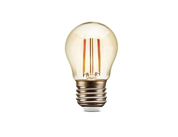Lampada Led Filamento Vintage Globo G45 Autovolt Ambar Tas (peça) 