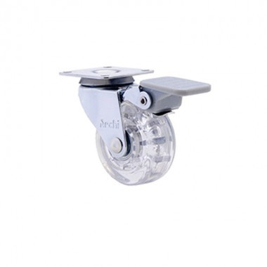 Rodizio 75mm Gel C/freio Archi (peça) 