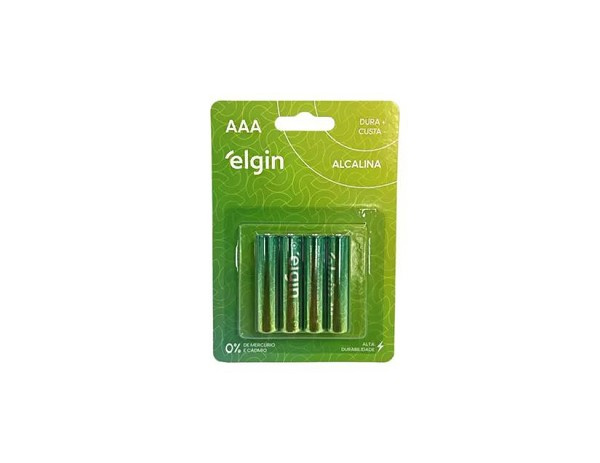 Pilha Alcalina Aaa 1,5v Blister C/4 (conjunto) 
